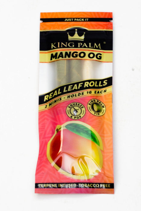 King Palm Hand-Rolled flavor Mini Leaf 1 pack-Mango OG - One Wholesale