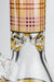 17.5" Check pattern 9 mm glass beaker bong- - One Wholesale
