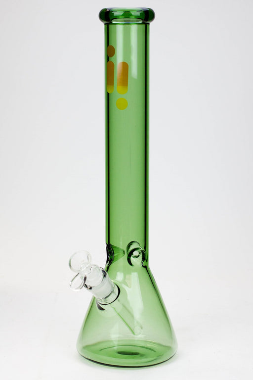 16" Infyniti color tube glass water bong Beaker Bong ONE Green