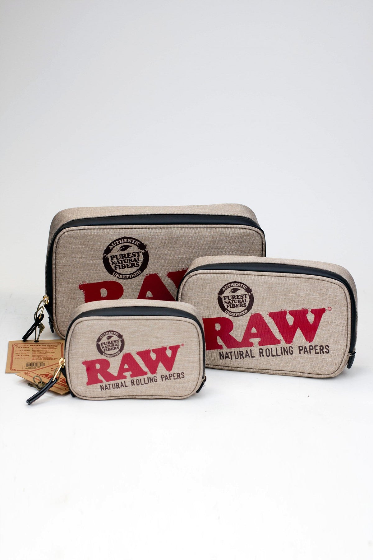 RAW SMELL PROOF BAGS NATURAL — Bong Outlet Canada