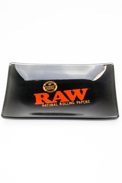 RAW GLASS MINI TRAY-Black - One Wholesale