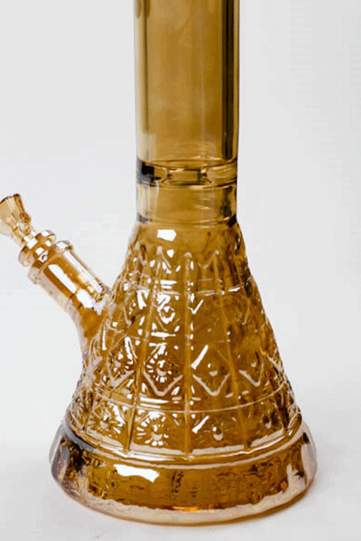 14" Infyniti embossed diamond beaker 7 mm glass bong Beaker Bong ONE