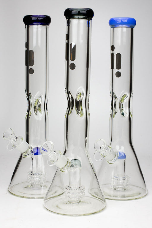 15" infyniti shower head diffuser 7 mm glass water bong Beaker Bong ONE