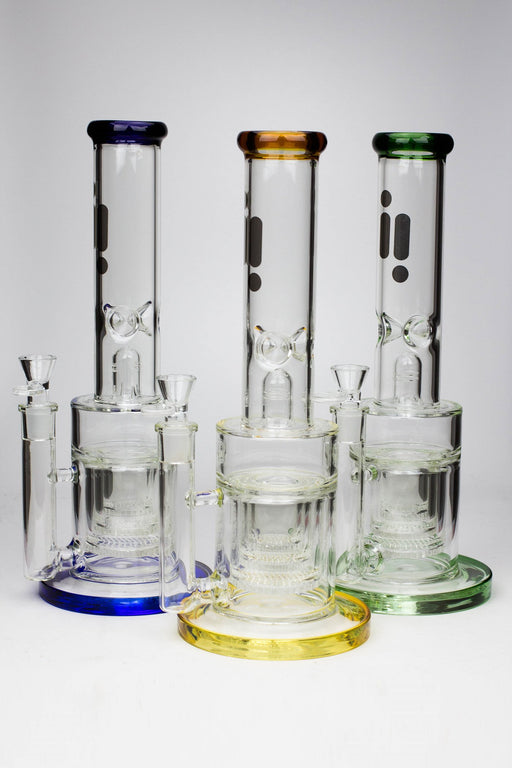 14" Infyniti triple layered honeycomb diffuser 7mm glass bong Other Shaped Bong ONE