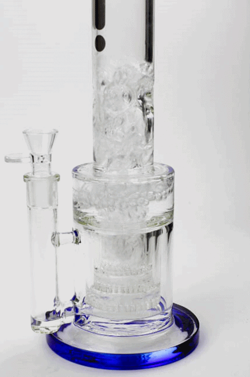 14" Infyniti triple layered honeycomb diffuser 7mm glass bong Other Shaped Bong ONE