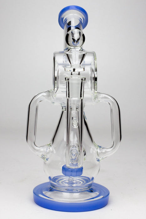 9.5" Infyniti barrel recycler with showerhead diffuser bong Other Shaped Bong ONE