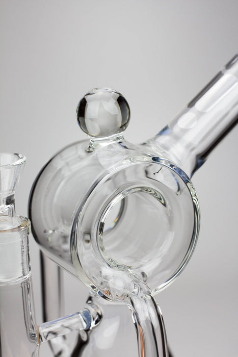 9.5" Infyniti barrel recycler with showerhead diffuser bong Other Shaped Bong ONE