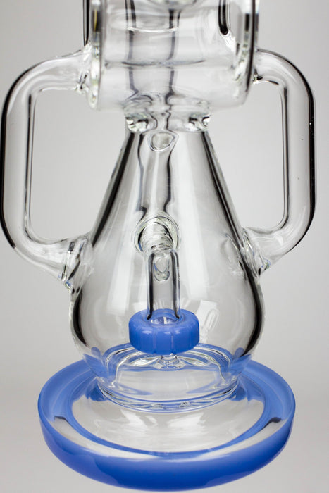 9.5" Infyniti barrel recycler with showerhead diffuser bong Other Shaped Bong ONE