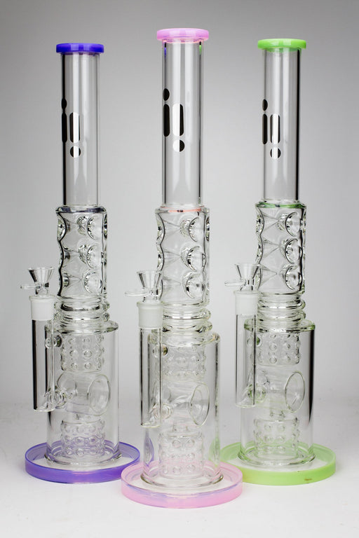 19.5" Infyniti donut diffuser 7mm glass water bong Other Shaped Bong ONE