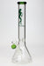 11.5" Valcano beaker glass water bong-Green - One Wholesale