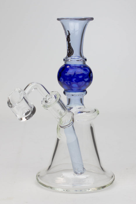7" Genie hand bell fixed stem dab rig-A - One Wholesale