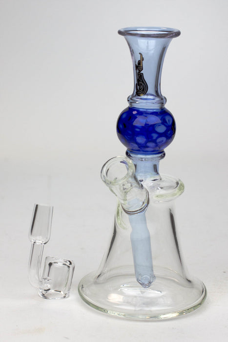7" Genie hand bell fixed stem dab rig- - One Wholesale