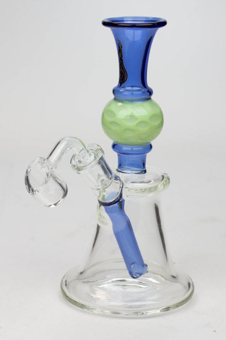 7" Genie hand bell fixed stem dab rig-C - One Wholesale