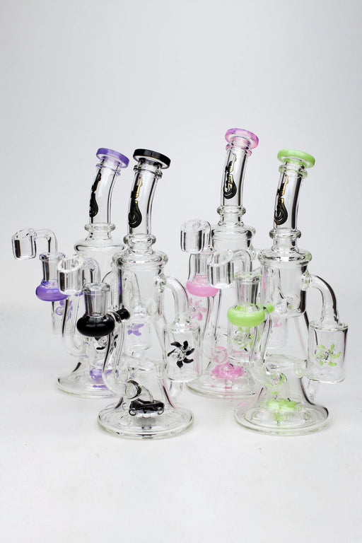 8.5" Genie twin turbine recycler dab rig Rig ONE