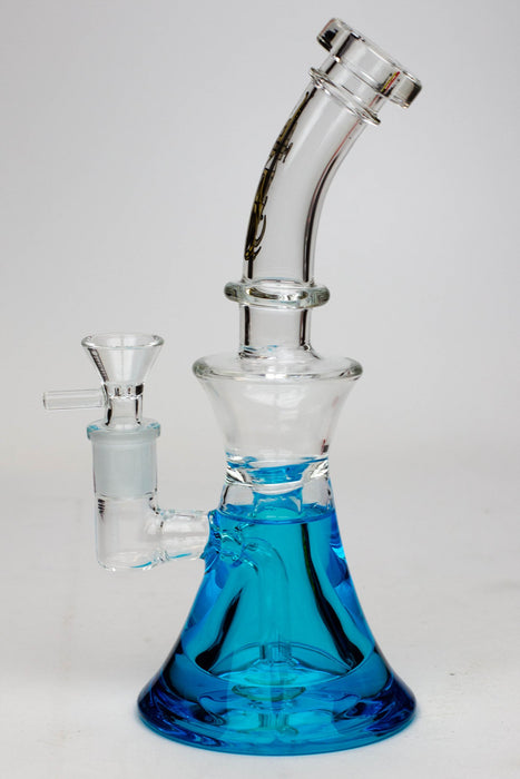 9" GENIE Shower head glass beaker bong with liquid cooling freezer Glass Bong ONE