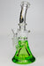 9" GENIE Shower head glass beaker bong with liquid cooling freezer Glass Bong ONE Green