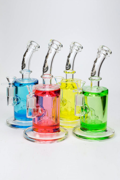 9" GENIE Shower head glass bong with liquid cooling freezer Rig ONE