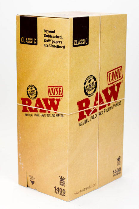 Raw cone bulk 1400 King Size Pre-rolled Cone (Bulk / Tower) ONE