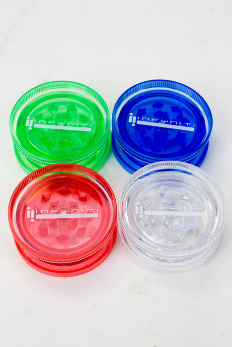 Infyniti 2 parts plastic grinder Box of 12 ( GR5323 ) Display Pack ONE