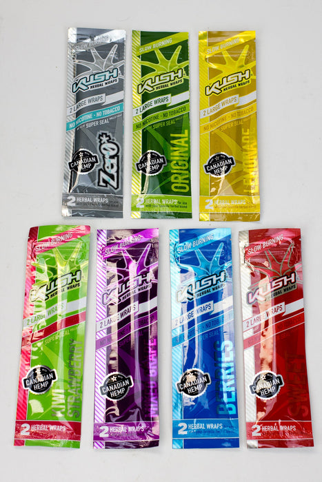 KUSH® HERBAL WRAPS - 25 packs Leaf Wrap ONE