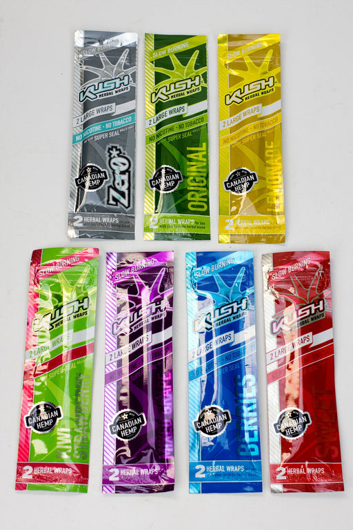 KUSH® HERBAL WRAPS - 25 packs Leaf Wrap ONE