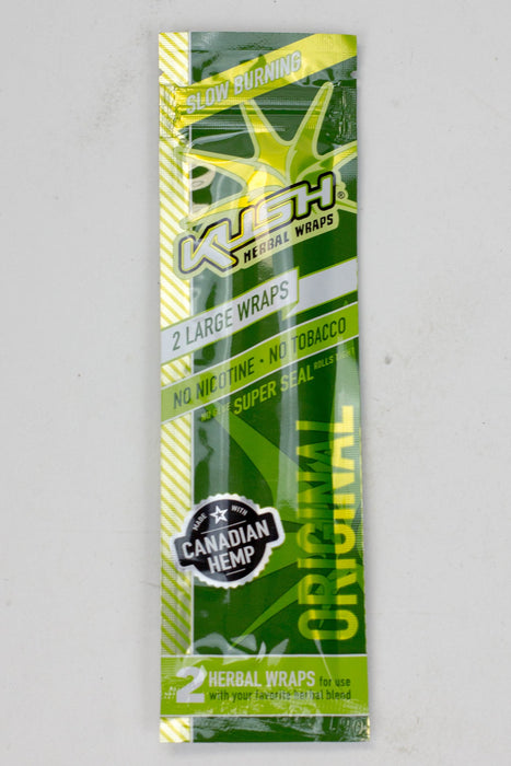 KUSH® HERBAL WRAPS - 25 packs Leaf Wrap ONE
