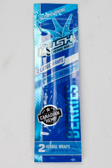 KUSH® HERBAL WRAPS - 25 packs Leaf Wrap ONE
