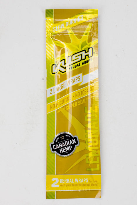 KUSH® HERBAL WRAPS - 25 packs Leaf Wrap ONE