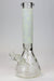 14" Infyniti Leaf Glow in the dark 7 mm glass bong-White - One Wholesale