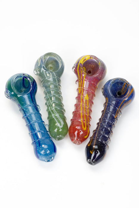 4.5" soft glass 8553 hand pipe- - One Wholesale