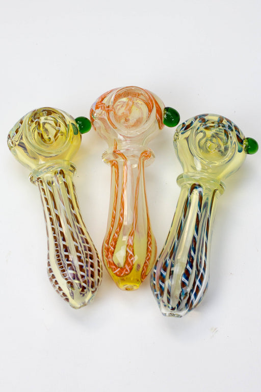4.5" soft glass 8562 hand pipe - 160 Glass Pipe ONE