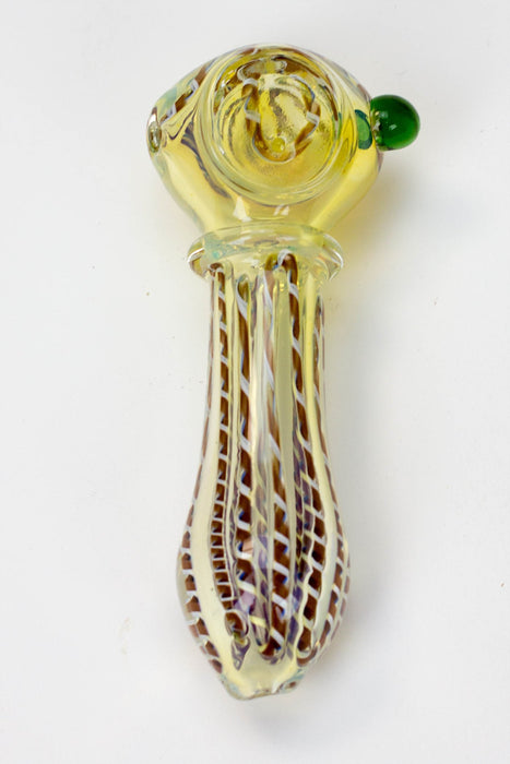4.5" soft glass 8562 hand pipe - 160- - One Wholesale