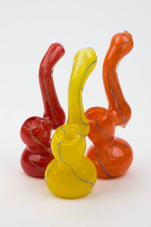 6" Single chamber bubbler-Assorted Glass Pipe ONE