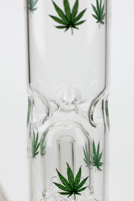 11.5" single dome percolator glass water bong- - One Wholesale