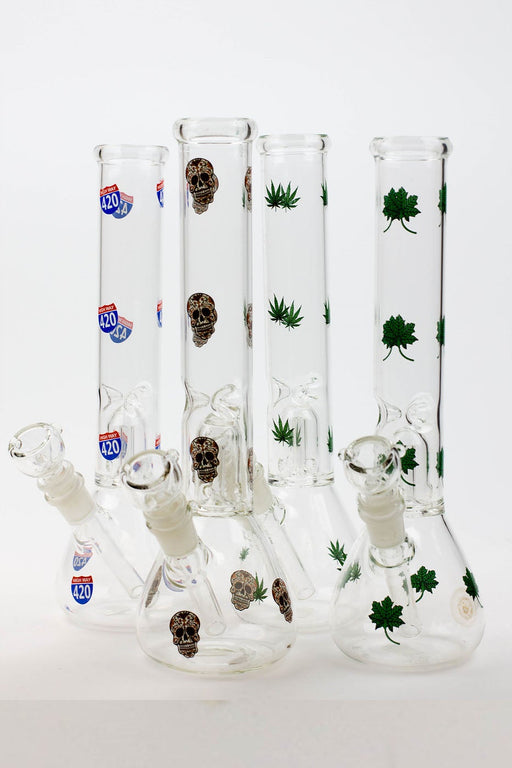 11.5" single dome percolator glass water bong Beaker Bong ONE