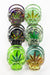 Skull shape glass ashtray Box of 6 Glass Ashtray ONE Leaf A