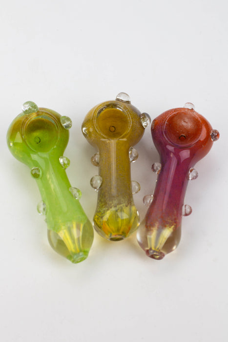 4" soft glass hand pipe - 8751 Glass Pipe ONE