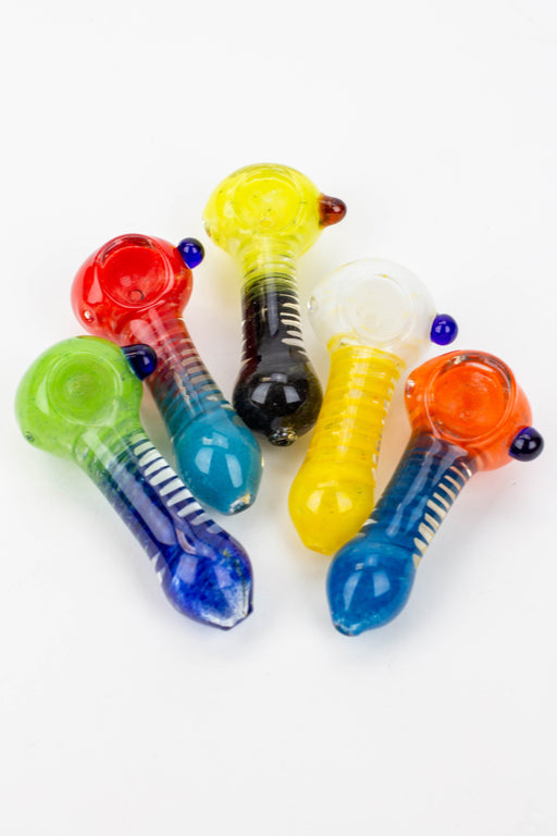 3.5" soft glass hand pipe - 8752 Glass Pipe ONE