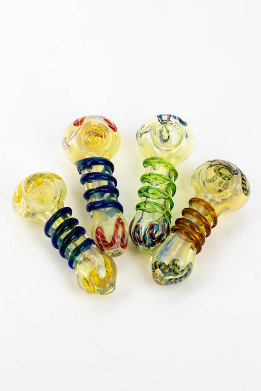 3.5" soft glass hand pipe - 8753 Glass Pipe ONE