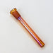 Metallic Color Glass 6 slits downstem-Wine Red - One Wholesale