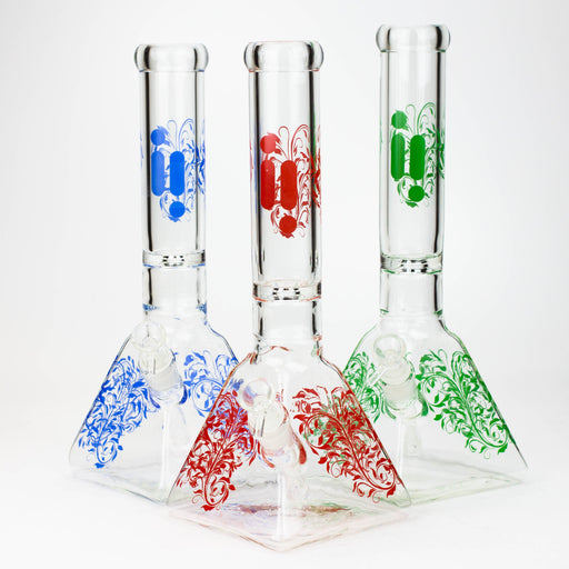 13" Infyniti 7 mm pyramid beaker bong Beaker Bong ONE