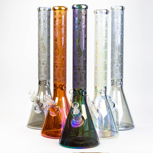 19" GENIE / 7 mm / Electroplated glass beaker bong Beaker Bong ONE