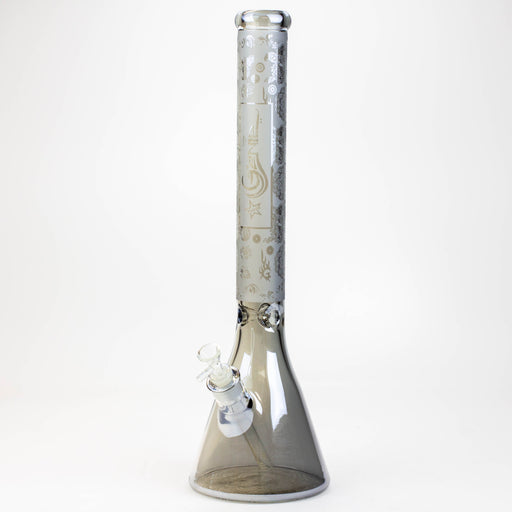 19" GENIE / 7 mm / Electroplated glass beaker bong Beaker Bong ONE A