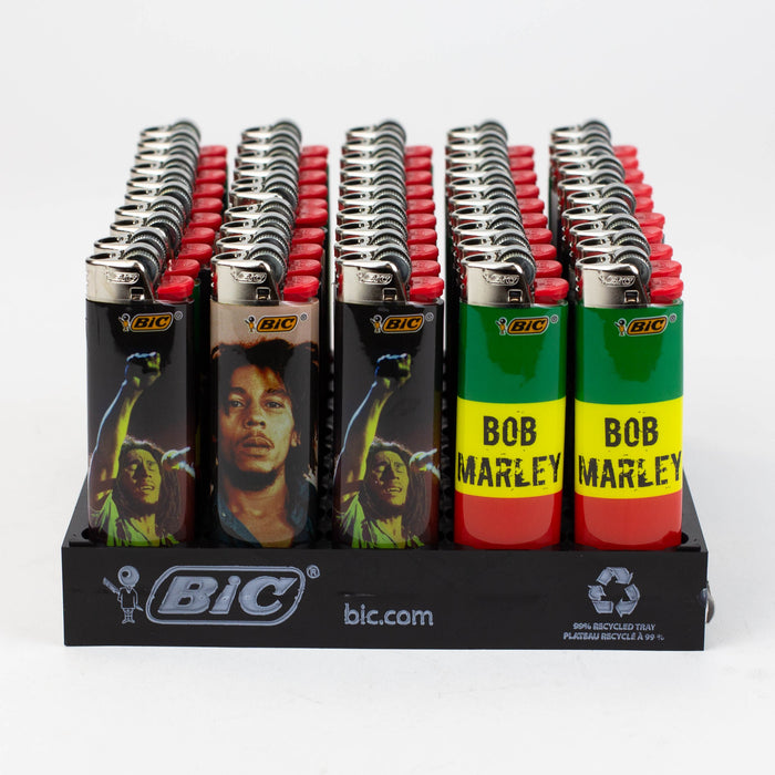 Bic Regular Lighter [Bob Marley] - Display of 50 Lighter ONE