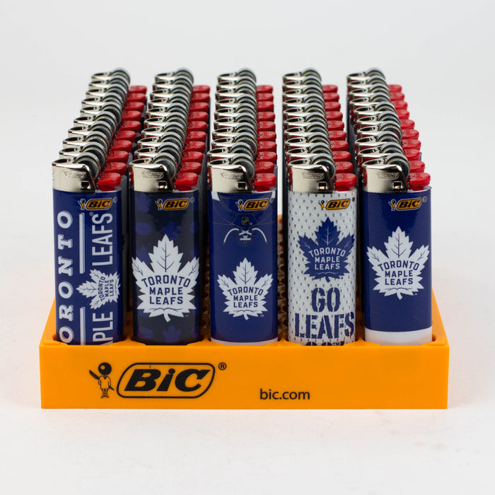 Bic Regular Lighter [NHL-Toronto Maple leaf] - Display of 50 Lighter ONE