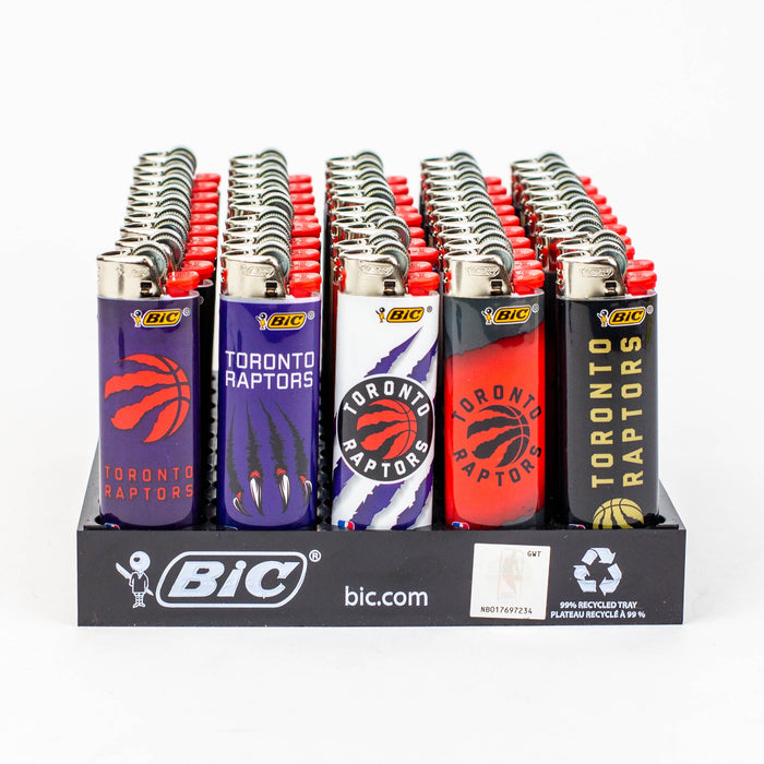 Bic Regular Lighter [NBA-Toroto Raptors] - Display of 50 Lighter ONE
