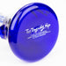 THE TRAGICALLY HIP-15.5" blue glass water pipe with single percolator by Infyniti Glass Bong ONE