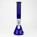 THE TRAGICALLY HIP-15.5" blue glass water pipe with single percolator by Infyniti Glass Bong ONE