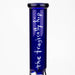 THE TRAGICALLY HIP-15.5" blue glass water pipe with single percolator by Infyniti Glass Bong ONE