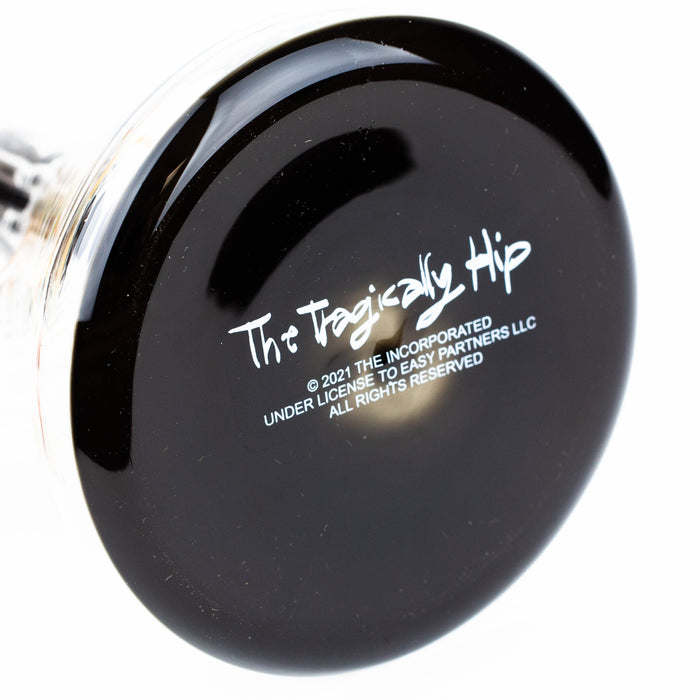 THE TRAGICALLY HIP-15.5" glass water pipe with single percolator by Infyniti